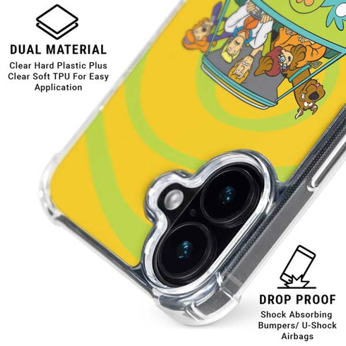 Scooby Doo Mystery Machine Van iPhone 16 Clear Case